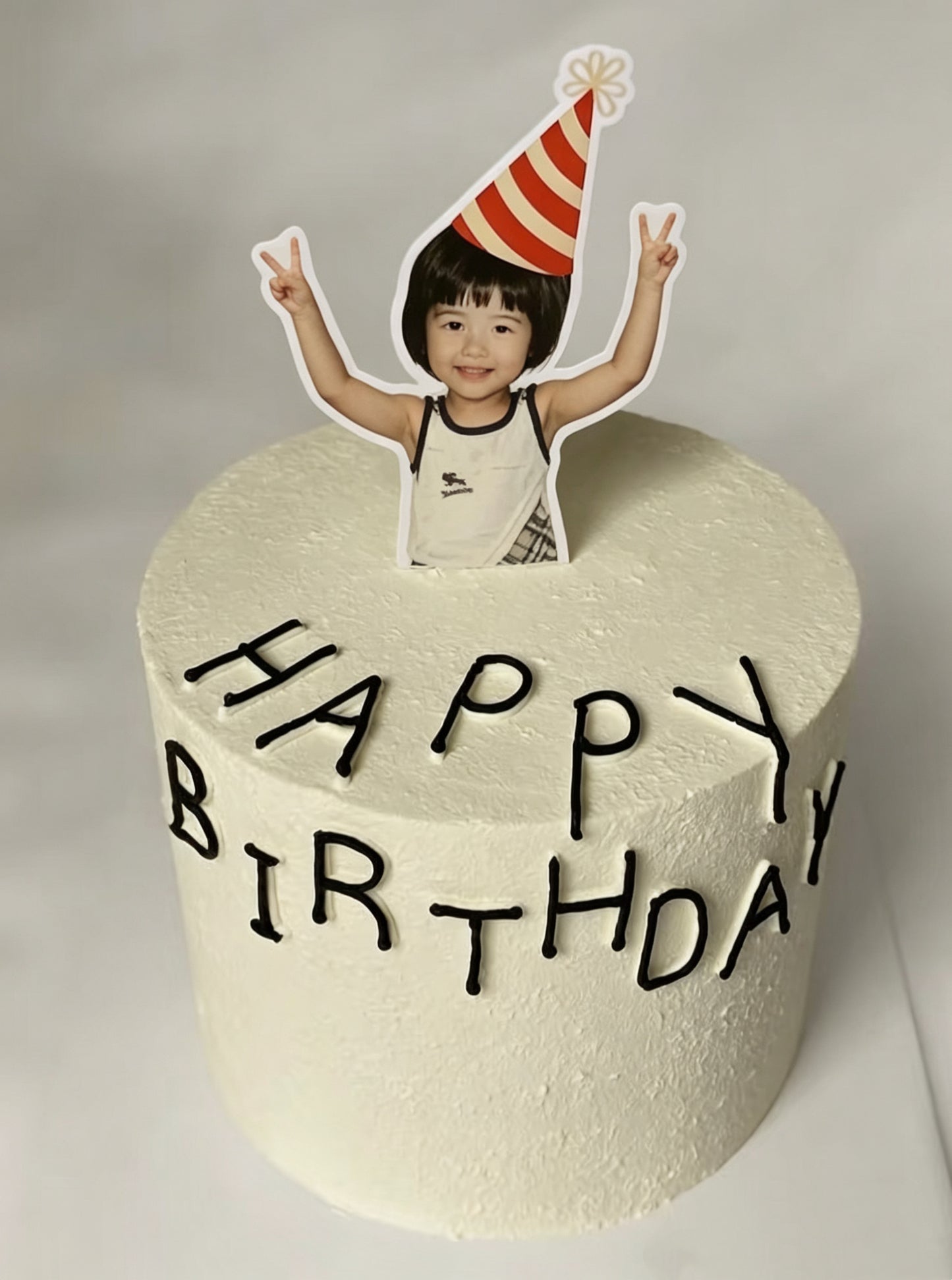 Minimal Photo Cake