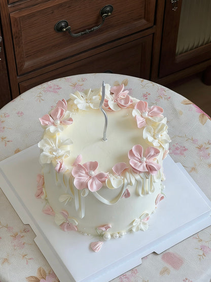Pink Petal Cake