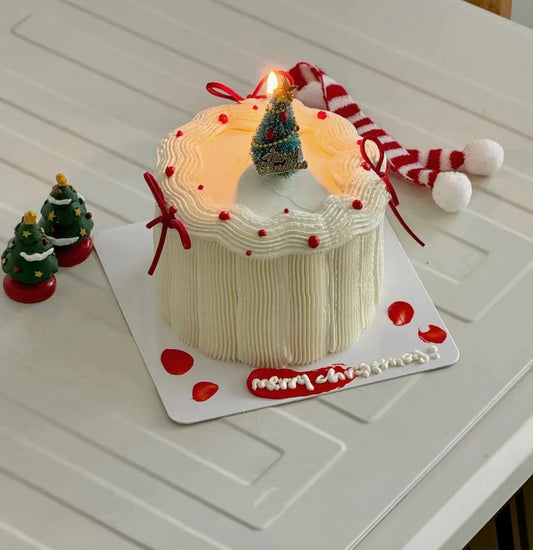 Ribbon Chrismas Cake