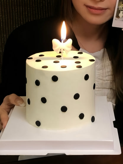 Monochrome Polka Cake