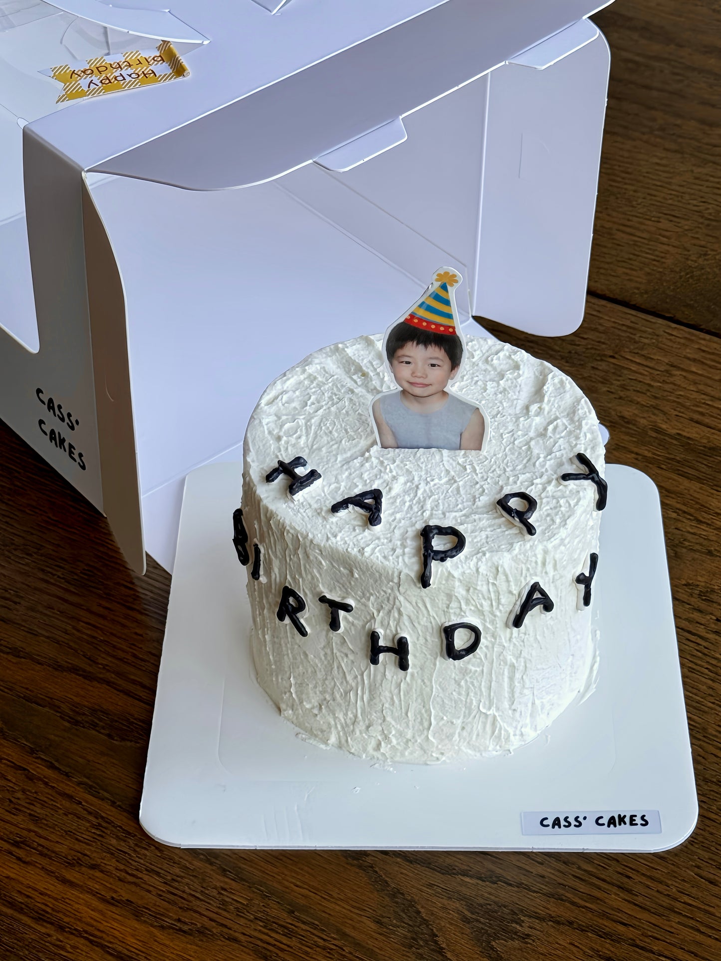 Minimal Photo Cake