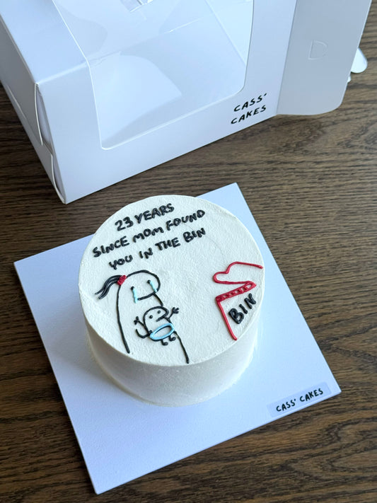 Found in the Bin- Meme Cake