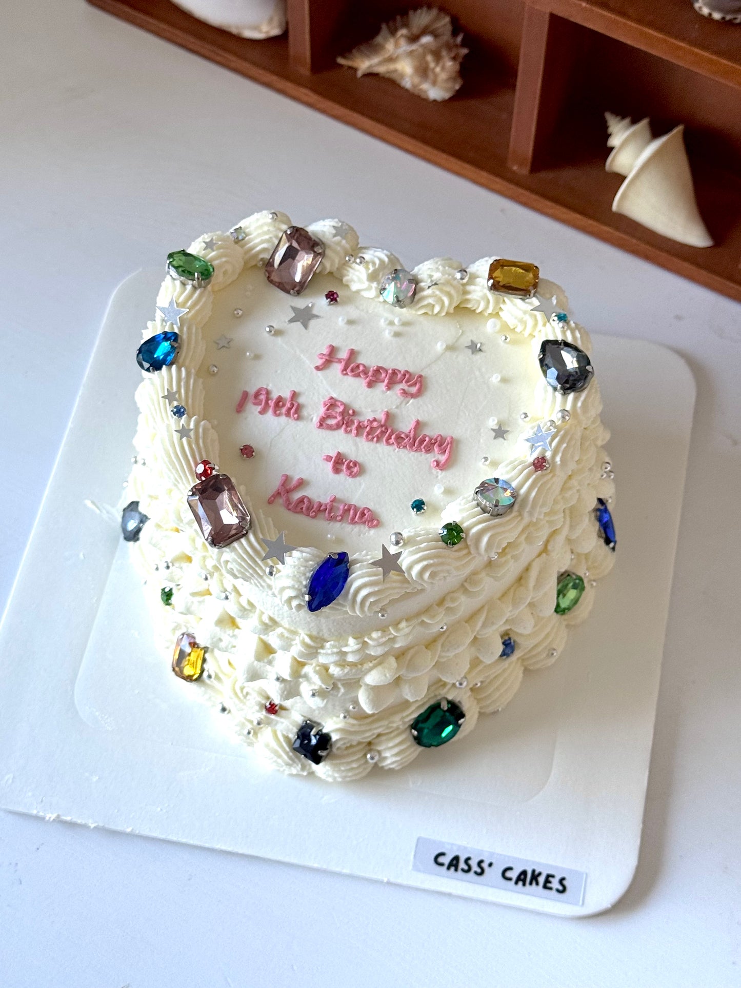 Jewel Heart Cake 💎