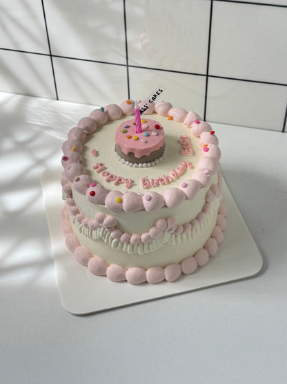 Mini Cake on a Cake