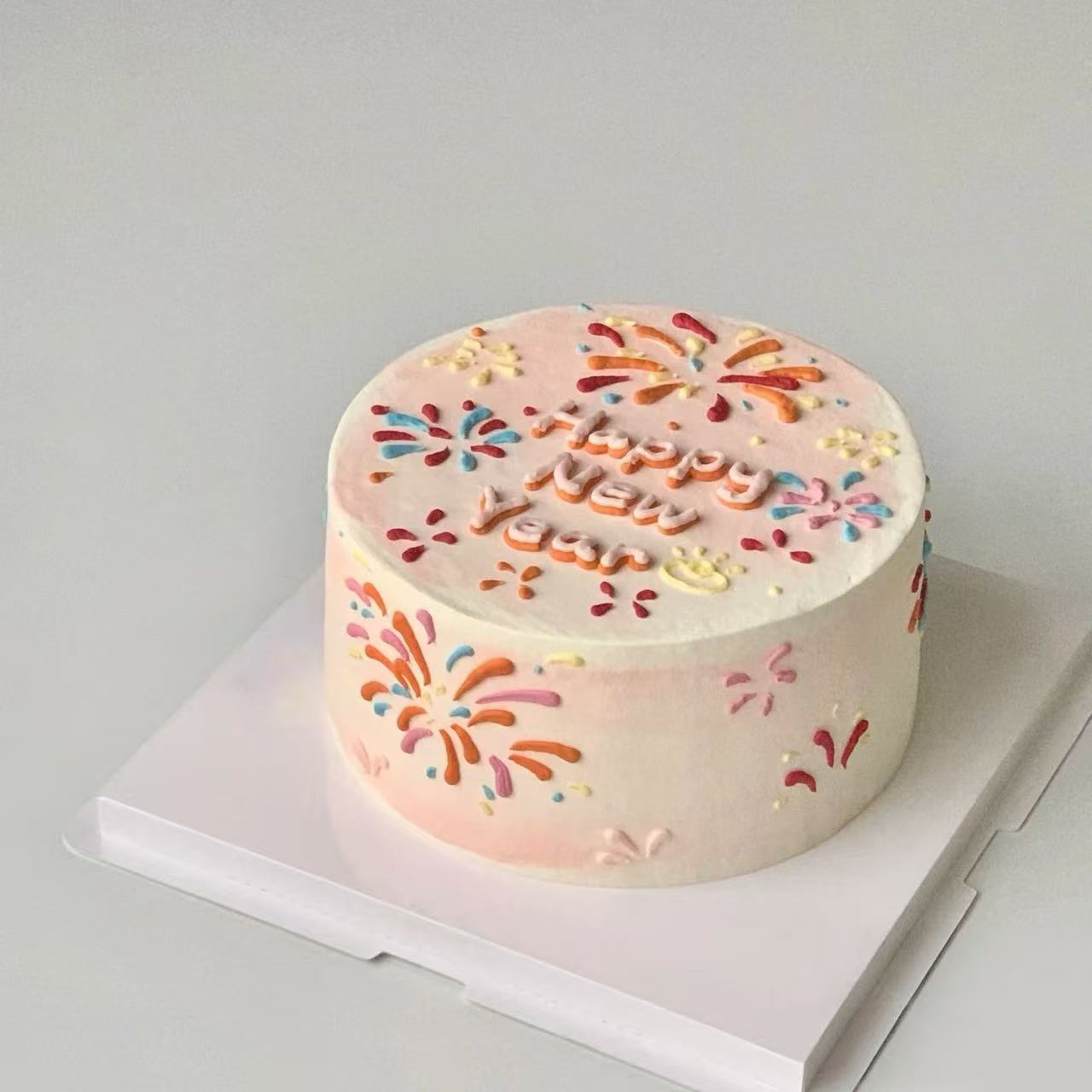 2026 New Year Firework Cake